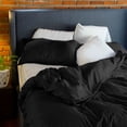 thumbnail image 1 of Juego de Fundas para Duvet Rebeca Koala microfibra ultra suave Individual negro, 1 of 5