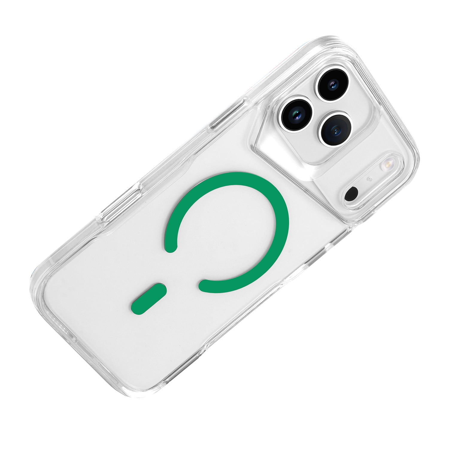 Clear MagSafe Clear Case for iPhone 17 Pro - Dark Green