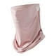 thumbnail image 4 of Mascarilla facial refrescante con protección solar, bandana transpirable, lavable, con lazo para las orejas y polaina para el cuello rosa, 4 of 9