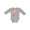 AC-Heather Grey, variant on Inktastic Nana and Pops Love Me Retro Flowered Girls Long Sleeve Baby Bodysuit
