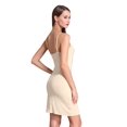 thumbnail image 4 of coreal Full Slip pour Femmes sous Robe Réglable Bretelles Spaghetti Genou Longueur Slips Sous-Vêtements de Nuit, 4 of 4