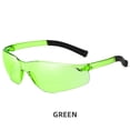 thumbnail image 1 of Gafas de sol para hombre Gafas para deportes al aire libre Gafas de sol a prueba de viento Gafas de ciclismo Mujer Verde fluorescente LingWen 9024715050939, 1 of 1