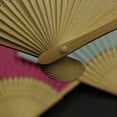 Black Hand Held Fan Chinese Japanese Folding Handheld Menopause