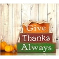 thumbnail image 3 of Glitzhome Wooden – Give Thanks Block Set, 3 of 3