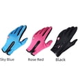 thumbnail image 3 of Guantes de ciclismo para deportes al aire libre de primavera para hombres y mujeres, para montañismo, impermeables, a prueba de viento, cálidos, con pantalla táctil, guantes de dedos completos, 3 of 5