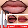 thumbnail image 2 of Peel-Off Tattoo Lipstick Waterproof Highly Pigmented Matte Lip Tint Red Brown Contour Lip Stain Cosmetic Rapid Film-formin Hot, 2 of 5