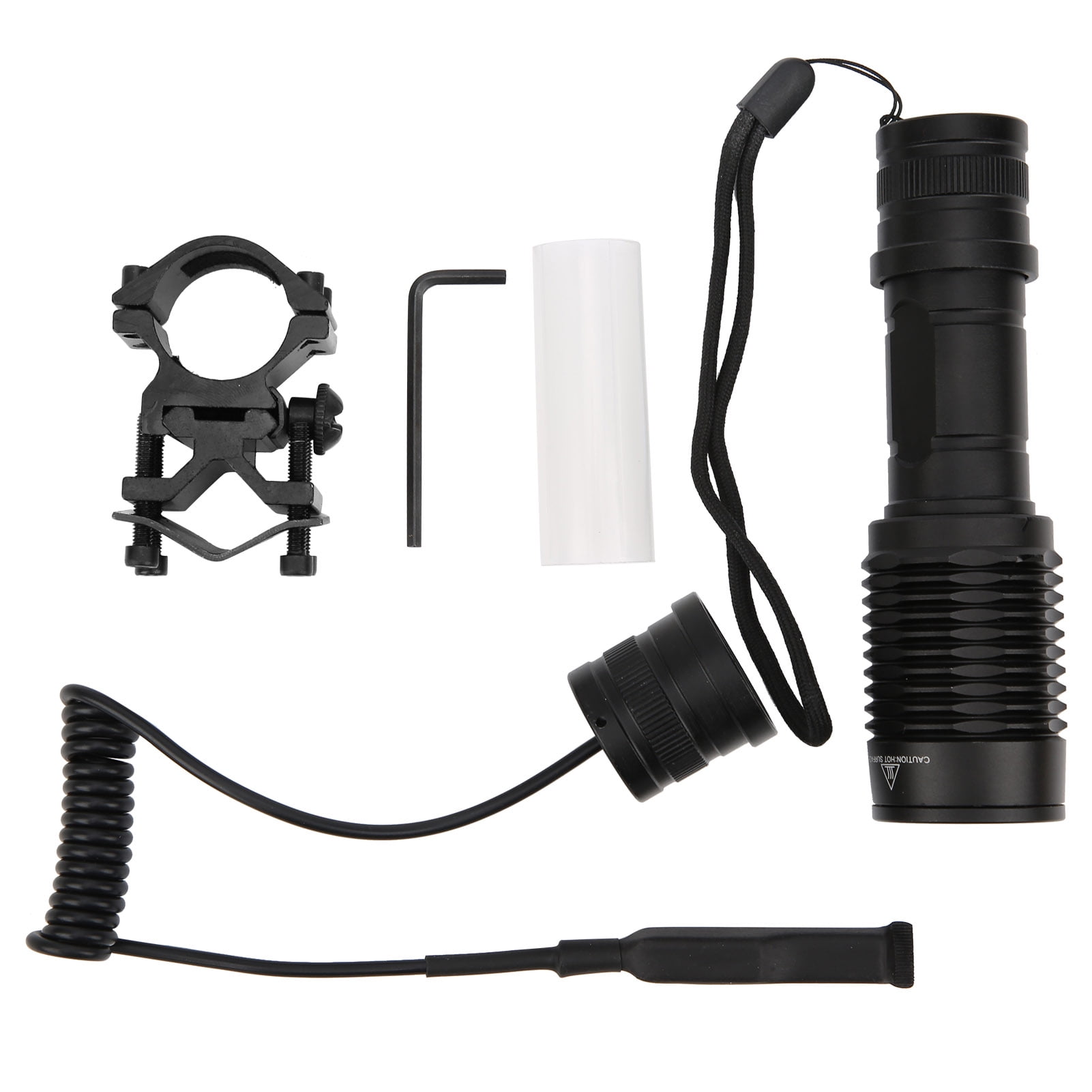 Zaqw Zoom Flashlight,Aluminium Alloy Night Viewing Zoom Torch IPX6