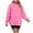 Hot Pink, variant on MaFYtyTPR Women Casual Loose Hoodie Tops Ladies Winter Solid Color Pocket Drawstring Long Sleeve Hooded Sweater Top