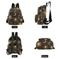 thumbnail image 4 of FORMRS Mini Backpack Purse for Women Travel Daypack Casual Shoulder Bag, Sun Moon and Stars Pattern, 4 of 7
