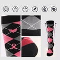 thumbnail image 5 of 3 4 6 pares de calcetines de compresión para mujer y hombre, 20 30 mmHg, calcetines de compresión navideños, 5 of 5