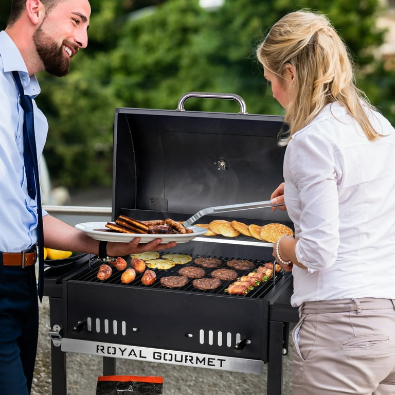 Royal Gourmet CD1824ET 24-Inch Movable Charcoal BBQ Grill with