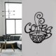 thumbnail image 4 of Placa de metal con letras para cafetería, letrero colgante para pared, ideal para cocina, estilo rústico. 25x28CM, 4 of 8