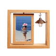 thumbnail image 1 of Regresar Vista Mar Playa ola Ellie Yao Marco giratorio de madera 4x6, 1 of 3