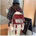thumbnail image 3 of Kawaii Backpack With Kawaii Pin And Accessories Cute Kawaii Backpack For School Bag Kawaii Girl Backpack Cute(red), 3 of 4