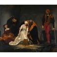 thumbnail image 3 of Delaroche, Paul 13x12 Black Modern Framed Museum Art Print Titled - The Execution of Lady Jane Grey, 3 of 5
