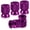 Purple, variant on Chasenew Tire Valve Stem Caps Purple - 5 Pack Universal Stem Covers, Aluminum Alloy Corrosion Resistant Car Tire Caps, for Cars Trucks Motorcycles SUV