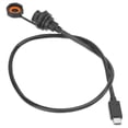 thumbnail image 3 of Materiales auxiliares eléctricos, conector USB impermeable IP68, conector hembra tipo C, conector macho tipo C, rendimiento finamente ajustado, 3 of 8