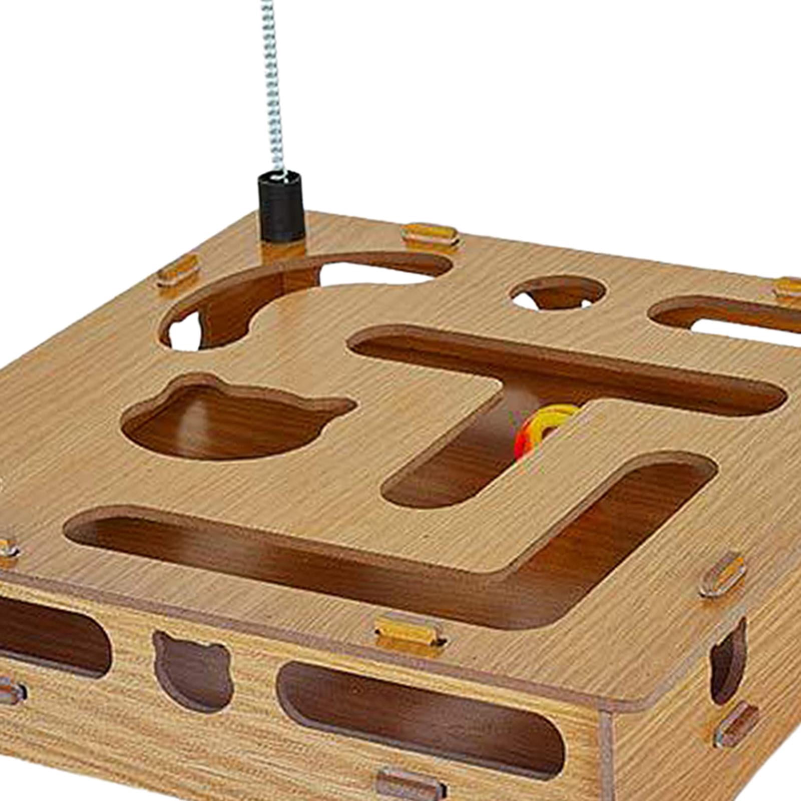 EHJRE Cat Interactive Toys Scratching Board for Indoor Cats, IQ Training, Corrugated Cardboard, Active Play Exercise , Board Toy