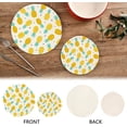 thumbnail image 4 of Pineapple 2 Pack Pot Holders Trivets, Heat Resistant Hot Pads for Kitchen Table Decoration Trivets for Hot Dishes/Pot/Bowl/Teapot/Hot Pot Holders, 7" + 9.45", 4 of 7