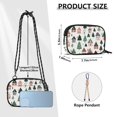 thumbnail image 4 of FORMRS Mini Crossbody Bag for Women Adjustable Shoulder Rope Travel Casual Phone Purse, Orange Christmas House, 4 of 7