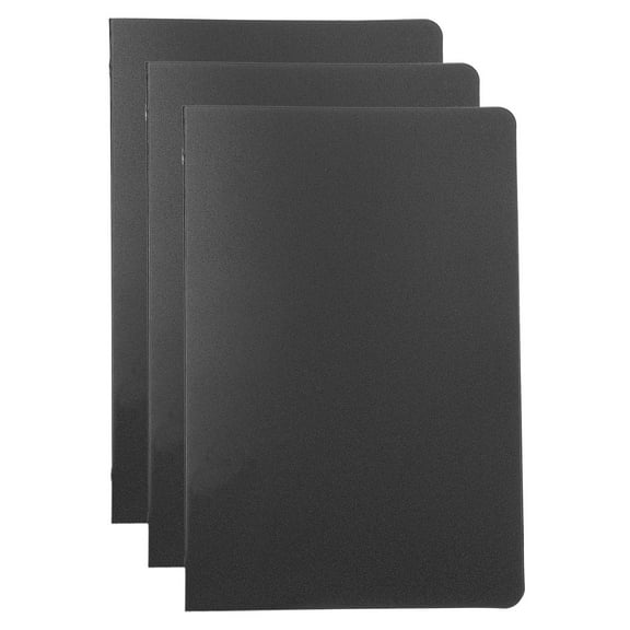 Uxcell A6 Binder Cover, 3 Pcs PP 6 Ring Loose Leaf Binder Protector