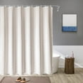 thumbnail image 3 of ATJIA Boho Farmhouse Shower Curtain Ultra Thick Cotton Linen Rustic Country Bathroom Shower Curtains Set Modern Bohemian, 3 of 7