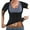 Black, variant on LELINTA Women Neoprene Sauna Sweat Waist Trainer Vest for Weight Loss Gym Workout Body Shaper TaLELINTA Top Hot Sweat Shirt with Zipper