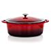 thumbnail image 3 of Megachef MG-CO33AR Casserole Ovale en Fonte Émaillée de 7 qt, Rouge, 3 of 15