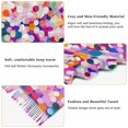 thumbnail image 5 of FORMRS Womens Scarf Winter Soft Long Big Warm Shawls Wrap Tassel Scarves, Purple Colorful Circles, 5 of 9