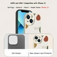thumbnail image 3 of Compatible with iPhone 13 Case - Cute Pattern Design for Women Men Girls Fashion Soft Lambskin Flexible Protective TPU Rubber Shockproof Phone Case for iPhone 13, 6.1 inch, Black, 3 of 10