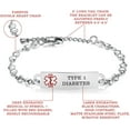 Medical Alert Bracelets For Women Adjustable Personalized Free Engrave