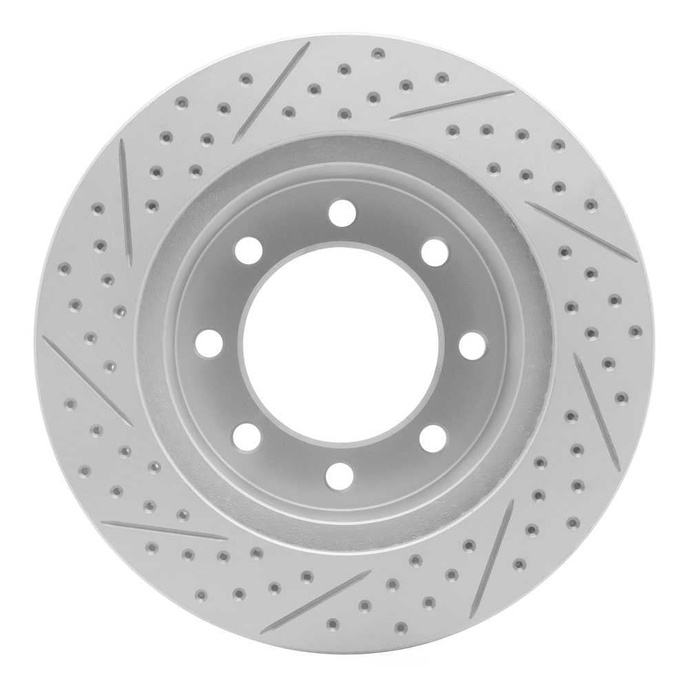 Dynamic Friction Company 830-40102R DFC Geoperformance Rotor - Drilled and Slotted