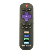 Pre-Owned Genuine TCL Roku 06-IRPT20-XRC280J TV Remote Control with Built-in- HULU, Netflix, VUDU and Disney+ Channel Shortcut by Mimotron (Good)
