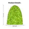 thumbnail image 4 of Sikiie Lime green glitter Toddler Beanie Kids Beanie Hat Warm Winter Hats for Boys Girls Knit Cap, 4 of 7