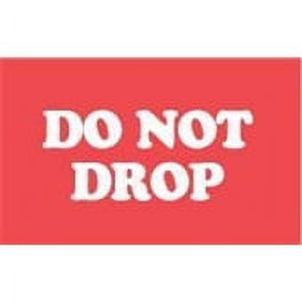 3 x 5" Red/White Do Not Drop Label, Packing, Mover Stickers [Pack of 500]