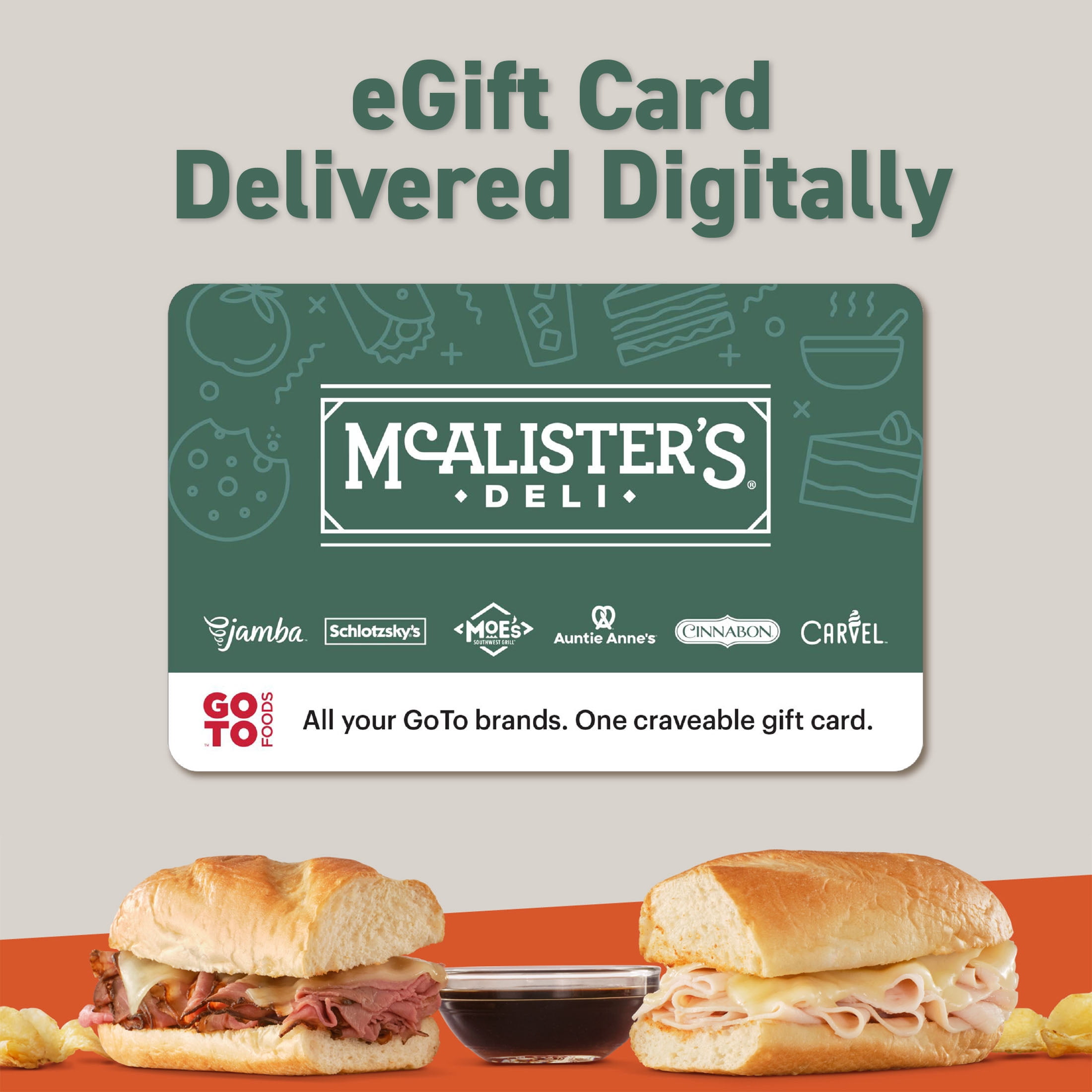 McAlister’s Deli® eGift Card [Email Delivery]