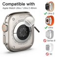thumbnail image 6 of JETech Case with Screen Protector Compatible with Apple Watch Ultra 2/1 49mm, Overall Protective Cover, Built-in Tempered Glass Film High Sensitivity, 2 Pack (Black), 6 of 6