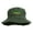Green, variant on Fly Fishing Embroidered Washed Cotton Bucket Hat - Navy OSFM