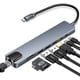 thumbnail image 1 of 8 In 1 Type-c Hub To Usb 3.0 Usb-c Hdmi Lan Rj45 Sd Tf Adapter For Laptop, 1 of 5