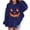 Navy, variant on CPNG Girls and Boys Halloween Hoodies Long Sleeve Hooded Sweatshirt with Halloween Theme Print Loose Fit Casual Daily Pullovers Tops