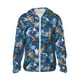thumbnail image 1 of Fotbe Hawaiian Style Chaqueta con Protección Solar UPF 50+ para Hombre y Mujer, Camisa con Capucha y Bolsillos-XX-Large, 1 of 7