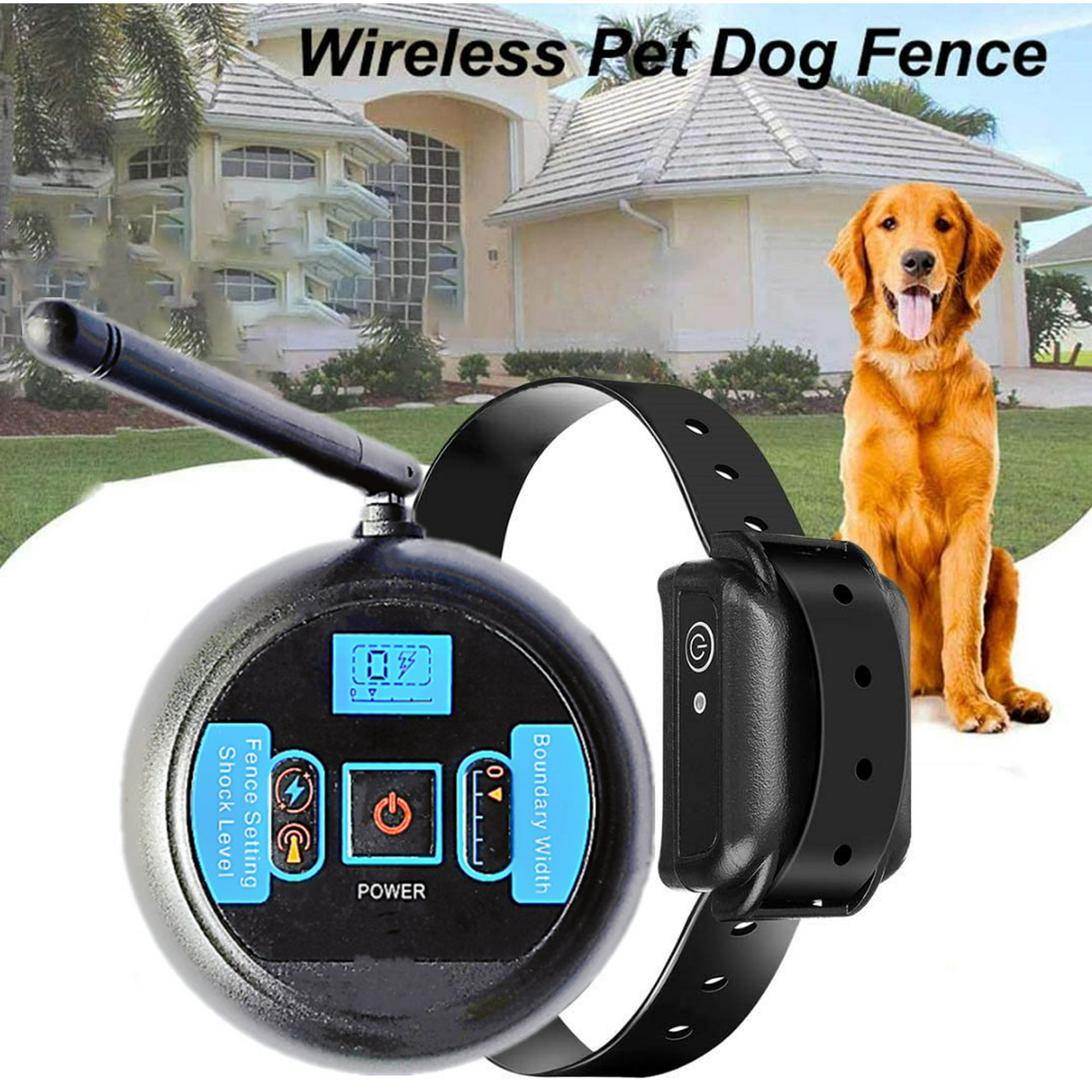 Dog shock collar fence wireless sales