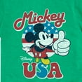 thumbnail image 3 of Disney - Americana - Mickey Mouse USA Flag - Toddler And Youth Short Sleeve Graphic T-Shirt, 3 of 5