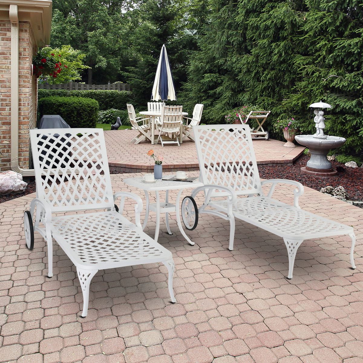 Cast iron pool loungers sale