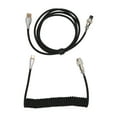 thumbnail image 2 of Custom Coiled Keyboard Cable, Fast Charging, Wide Compatible, Type C Plug, Double Sleeve, Scope Of Application For USB C To USB A Keyboard, 2 of 8