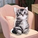 thumbnail image 4 of Almohada de gato en 3D, animales de peluche, juguete de peluche, muñeco abrazable lavable, almohada para sofá, recuerdo de fiesta, regalos de, 4 of 6