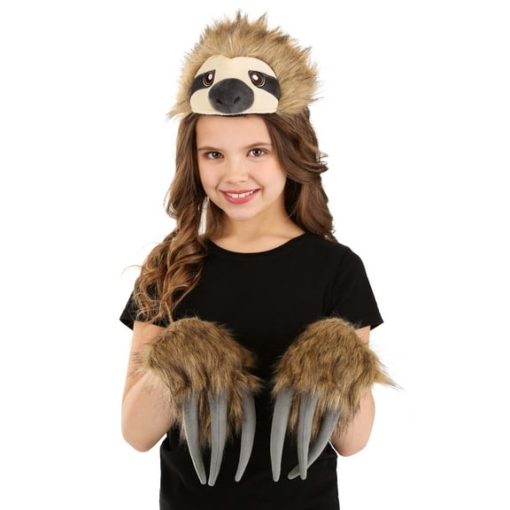 Sloth Soft Headband and Paws Kit