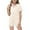 Beige, variant on QUOTAY Toddler Pajamas for Little Baby Girls and Boys Silk Satin Two Piece Set Short Sleeve Button Down Sleepwear and Loungewear Shorts Beige,2-3 Years