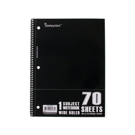West Coast Paracord Spiral Notebooks - 70 Sheets, Wide Ruled
