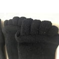 thumbnail image 5 of 3 Pairs Yoga Sport Gym Five Toe Separator Socks Foot Alignment Pain Massage Toeless Socks, 5 of 8